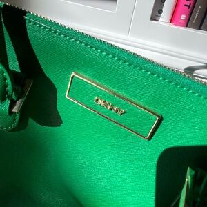 DKNY Vibrant Green handbag with dust bag